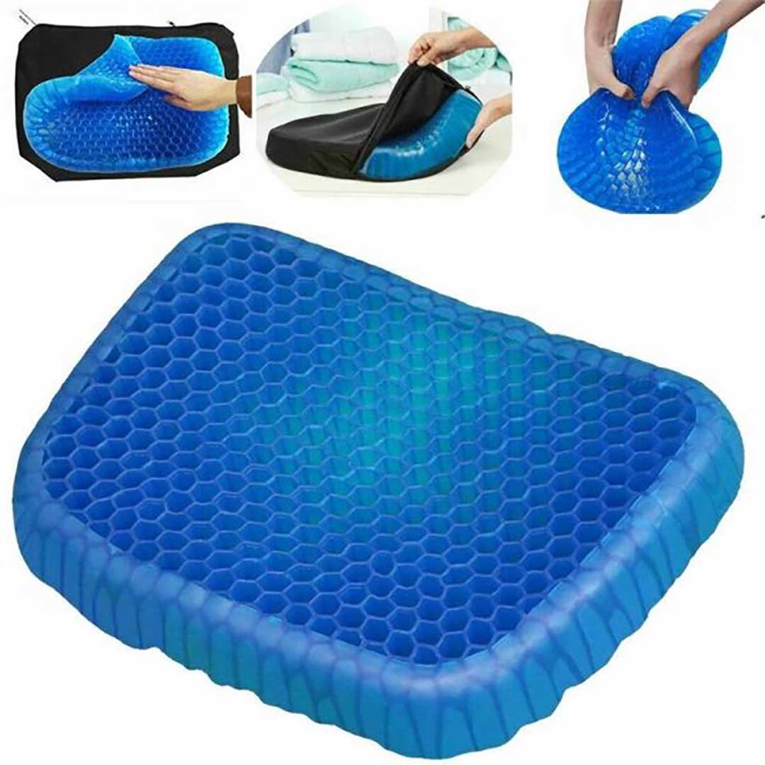 1 PCS Breathable Non-Slip Wear-Resistant Durable Soft And Comfortable Gel  Seat Cushion For Pressure Relief