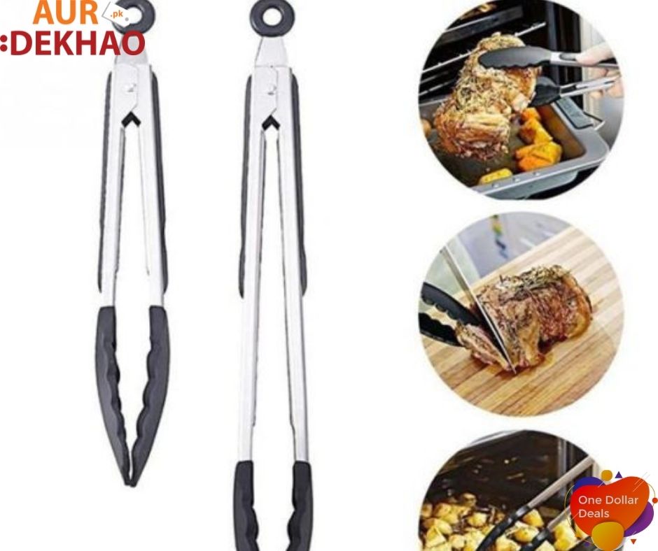8 Inch Silicone Tongs Mini Kitchen Tongs With Silicone Tips Small