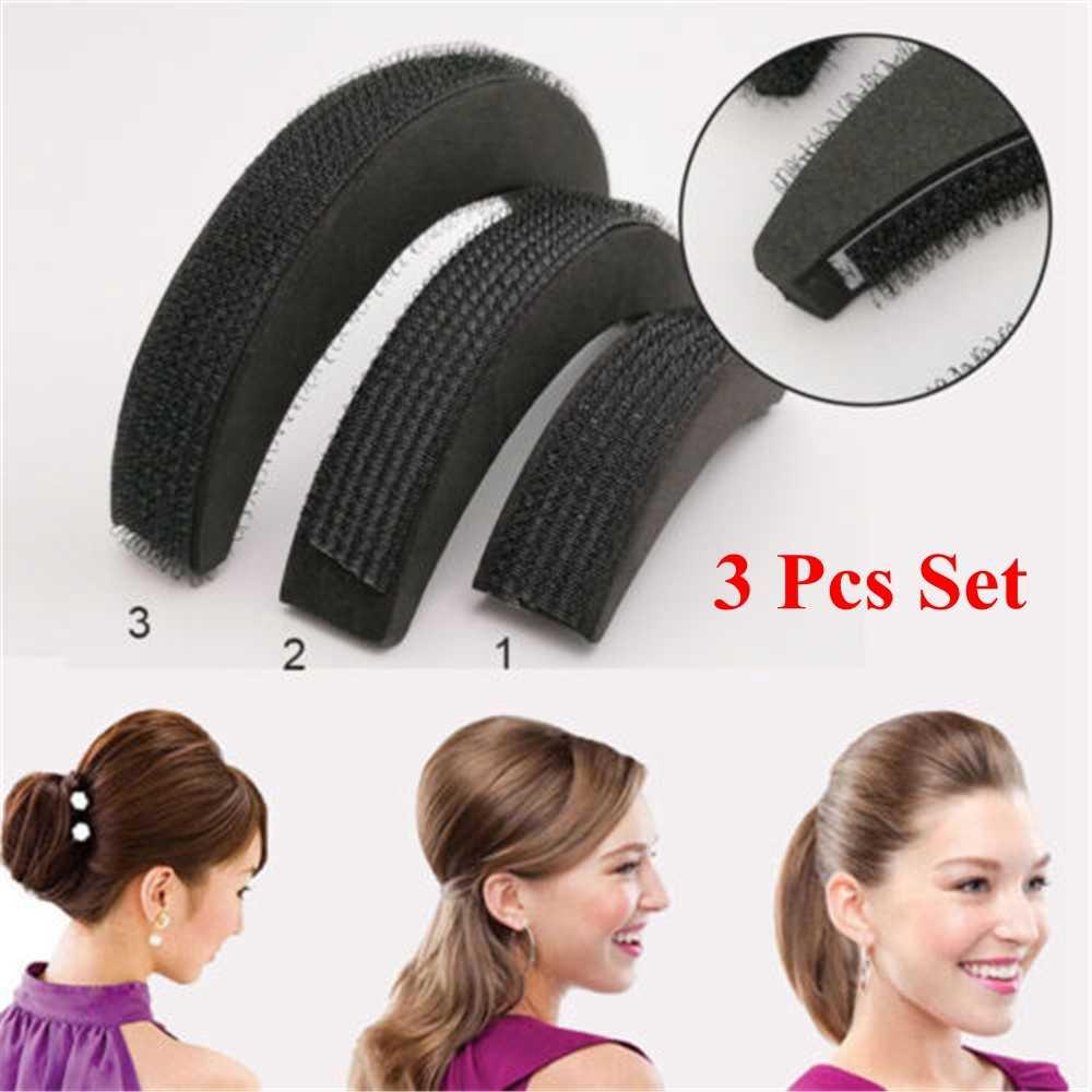 5 Women Hair Styling Bump It Up Volume Boost Comb Stick Bun Maker Braid  Tool