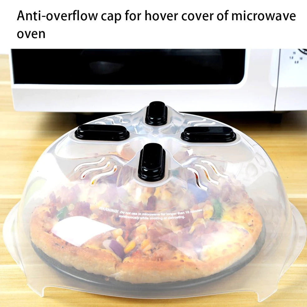 1pc Magnetic Microwave Cover For Food, Microwave Splatter Cover, Clear Microwave  Plate Cover, Dish Covers For Microwave, Oven Cooking Anti-Splatter Guard Lid  With Steam Vents
