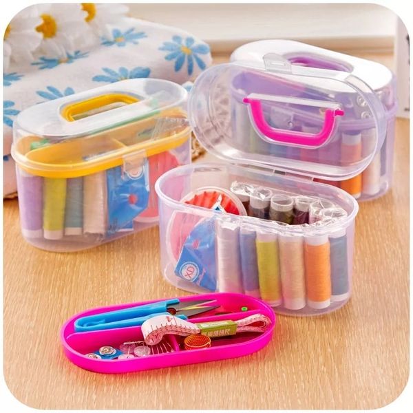 DIY Sewing Kit Set Sewing Accessories Coil Scissors Needle Sized