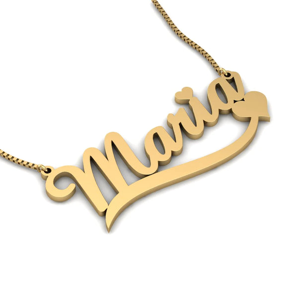 Maria sale name necklace