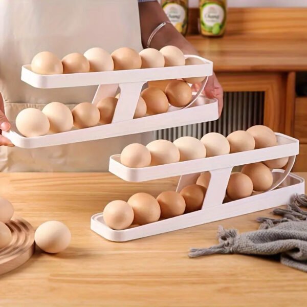 2 Tier Egg Dispenser For Refrigerator - Image 3