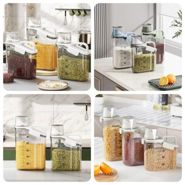 Acrylic Food Storage Jars 1500 ml