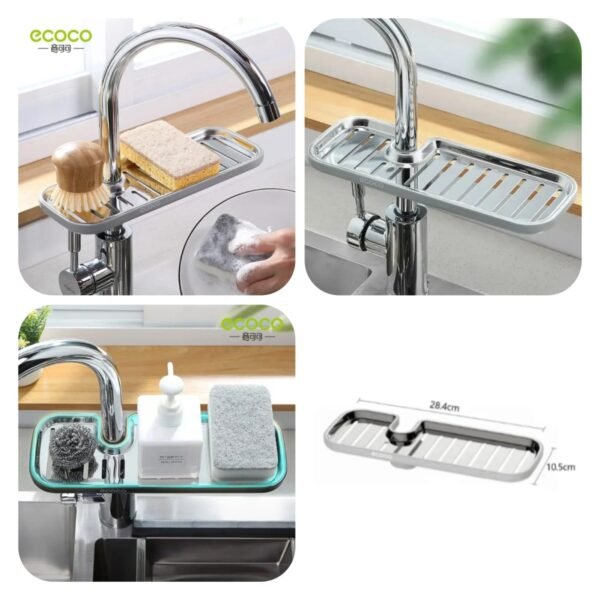 Ecoco Sink Faucet Shelf  (Box Packing) Premium