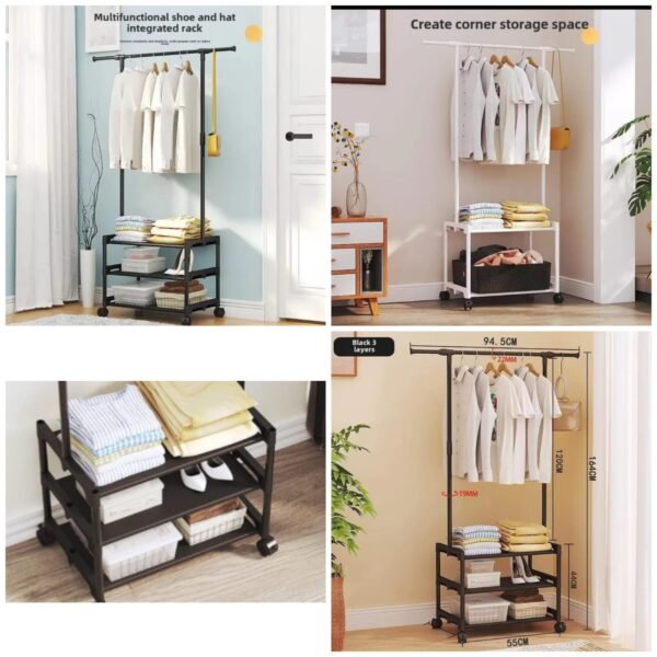 Attachable Coat Rack (Box Packing) - Premium Quality