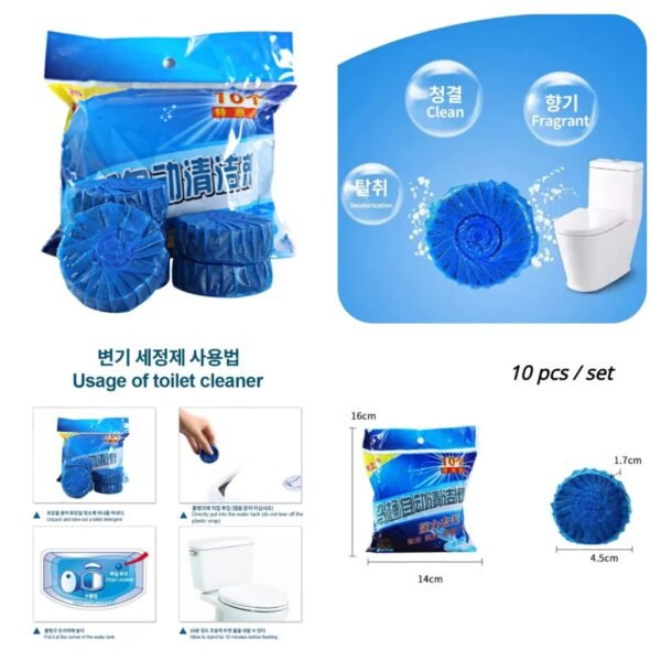 10pcs Toilet Tablet