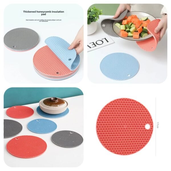 Silicone Heat Resistant Pad  (Random Colours) Big Size