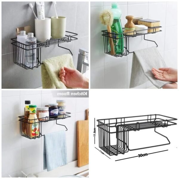 Wall-Mounted Shower Caddy (Box Packing)