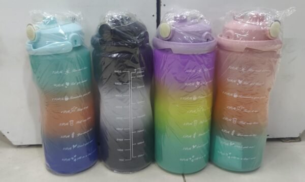 3pcs Colourful Water Bottle Set - Image 2