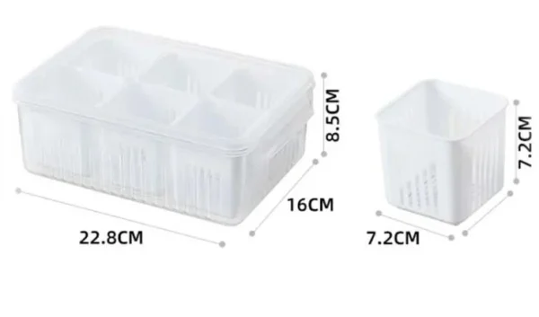 Vegetable & Fruit Storage Box With Lid - Image 3