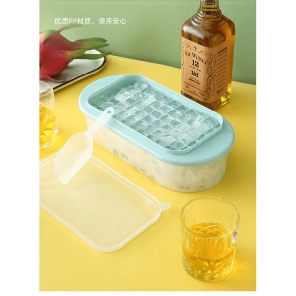 Ice Cube Tray Mold Ice Maker With Lid and Box - 62 Ice Cubes - Image 3