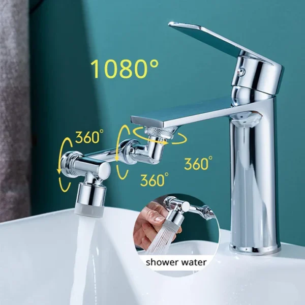 Universal Rotating Splash Filter Faucet - Image 2