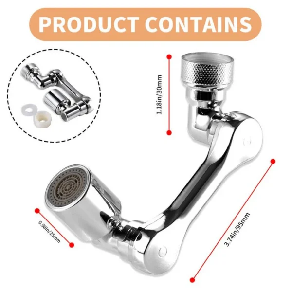 Universal Rotating Splash Filter Faucet - Image 4