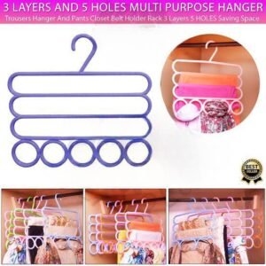 3 Layers And 5 Holes Multipurpose Hanger