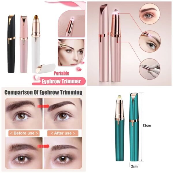Rechargeable Eyebrow Trimmer  (Box Packing) Random Colours