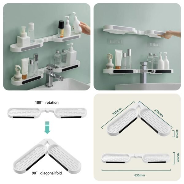 Wall-Mounted Revolving Rack  (Premium Quality)