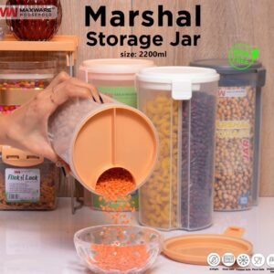 3  Partition Multi Purpose Plastic Marshal Storage Jar