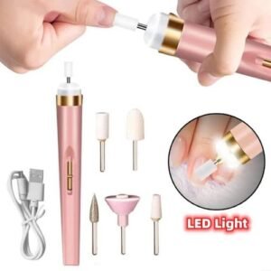 Manicure Pedicure Kit, Electric Nail File Set, Cordless Electric Nail Drill Machine.