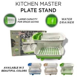 Kitchen Master Plate Stand Double Layer Dish Drainer