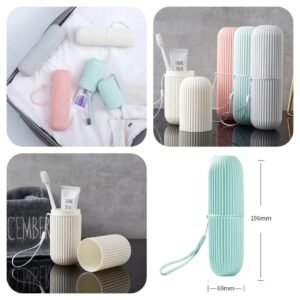 Travel Toothpaste Case Organizer (Random Colours)