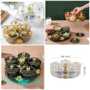 5pcs Snack Dish Set  (Box Packing)