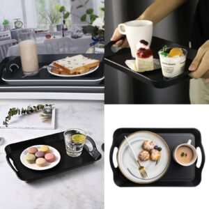 Plastic Serving Tray ( Black)