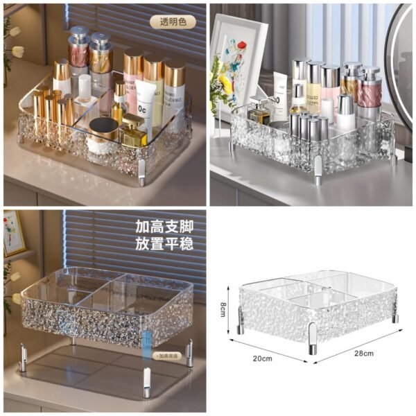 Acrylic Desktop Makeup Organizer   (Premium Quality 🇨🇳)