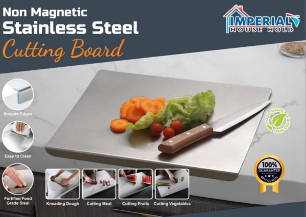 Stainless-Steel Cutting Board Medium
