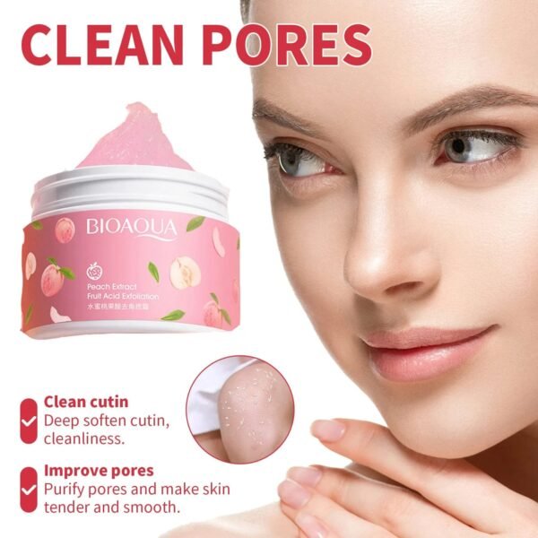 Bioaqua Peach Extract Fruit Acid Exfoliating Face Gel Cream