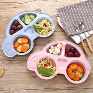 Car Plate Set With Two Sticks And One Spoon -(Random Colours)
