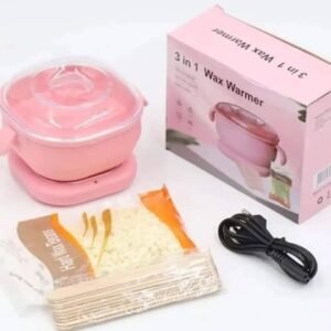 3 in 1 Portable Silicone Wax Warmer 400ML Foldable Wax Heater Hair .