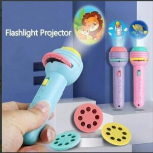 Tenmar Mini Flashlight Slide Projector Toy For Kids Projector