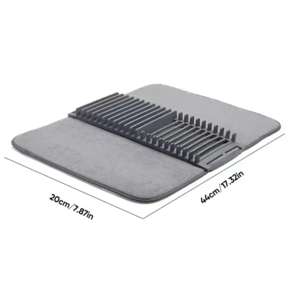 Dish Drying Mat, Multipurpose Plates Rack - Image 3