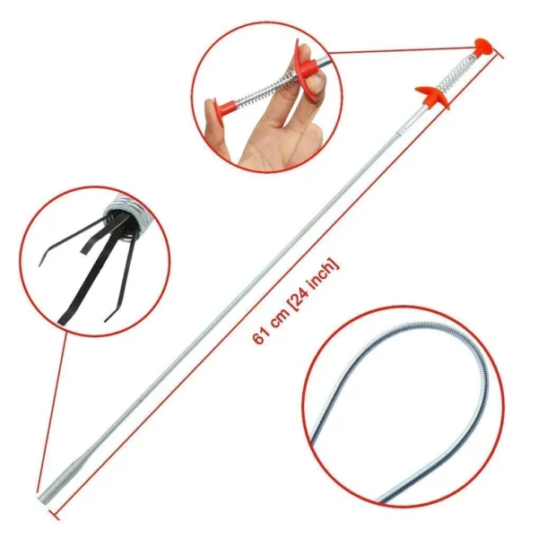 Metal Wire Drain Cleaner Stick - Image 2
