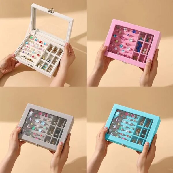 Artificial Lether Jewellery Multipurpose Organizer - Image 2