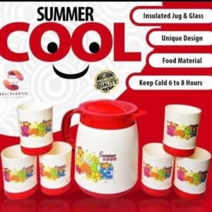 7pcs Water Jug and Glass Set