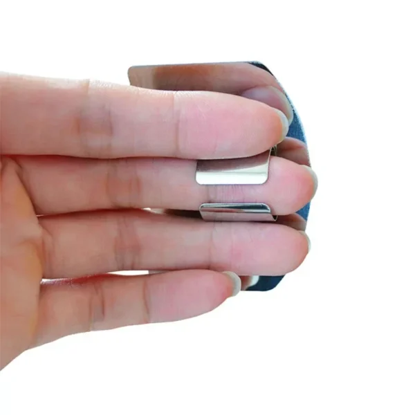 Stainless Steel Adjustable Finger Hand Guard For Knife Cutting Protection - Image 2