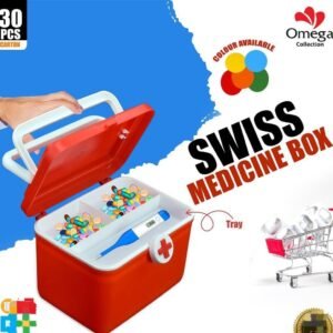 Plastic first Aid Medicine Box Organizer With Tray🤩  Rs 420/– Each 💫🌟 Random Colours💫💫