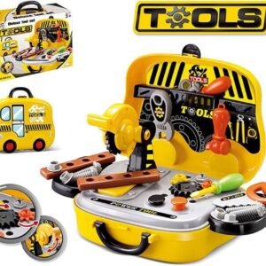 Tools Set Large Size Tyre Briefcase Kids Toys Box 30pcs
