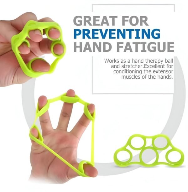 Imported Fingers Trainer Stretcher Resistance Silicone Band (Mix/Random color)
