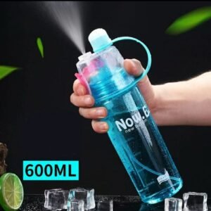 400ml/600ml Outdoor Sports Gym Portable Creative Spray Drinking Water Bottle