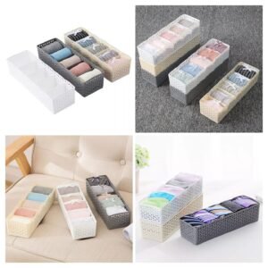 5Grid Socks Organizer  (Random Colours)