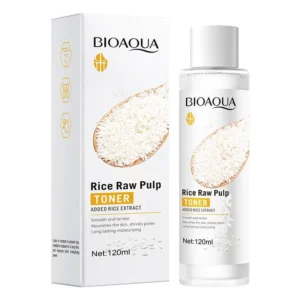 Bioaqua Rice Raw Pulp Hydrating Moisturizing Softening Face Toner 600