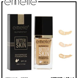 Emelie Super Stay Better Skin Foundation SPF-20 40ml 999