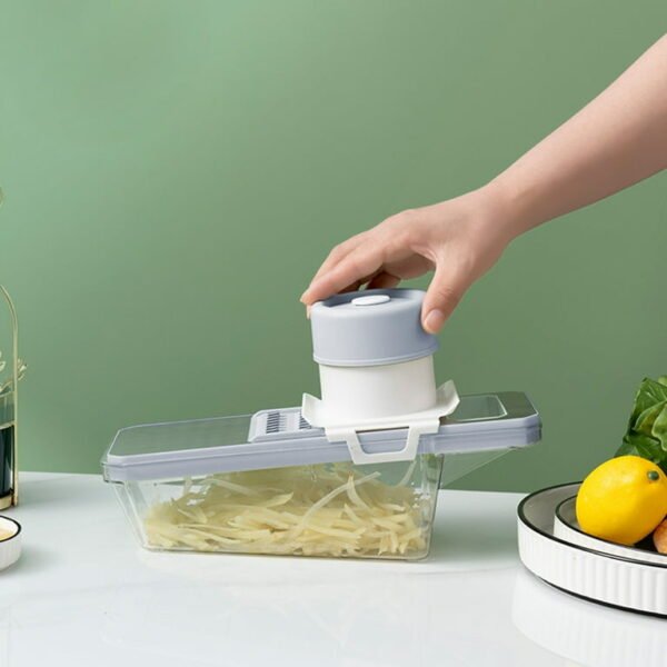 Potato Shredder Slicer Multifunctional Vegetable Cutter Mandoline Slicer Chopper Kitchen Cooking Coarse Shredded Radish - Image 3