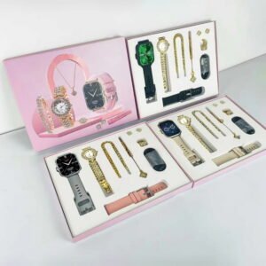 A59 Plus Smart Watch Women Watch Smartwatch Set  Fitness Watch with  Sports Modes Women Chain Ring Necklace Earrings