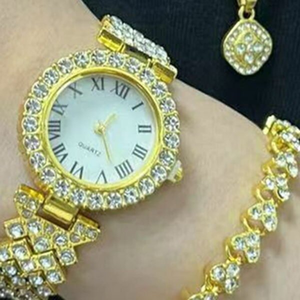 A59 Plus Smart Watch Women Watch Smartwatch Set  Fitness Watch with  Sports Modes Women Chain Ring Necklace Earrings - Image 3