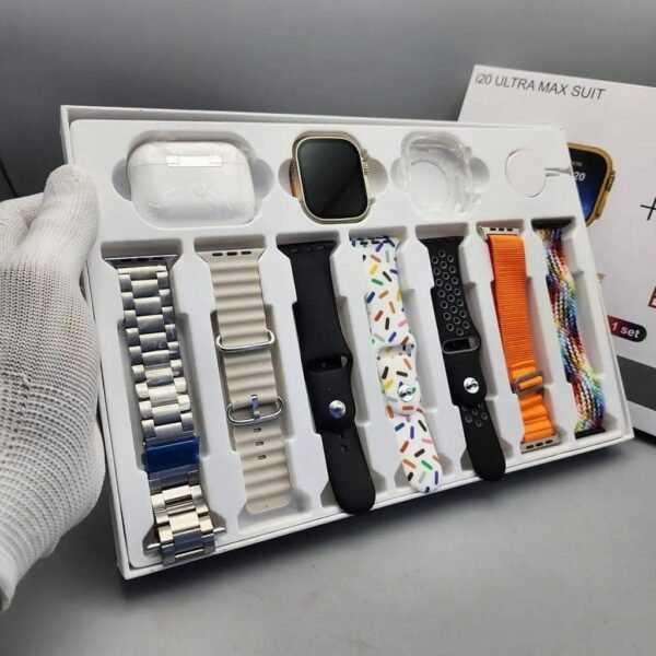 I20 Ultra Max Smart Watch With Airpords - Image 3