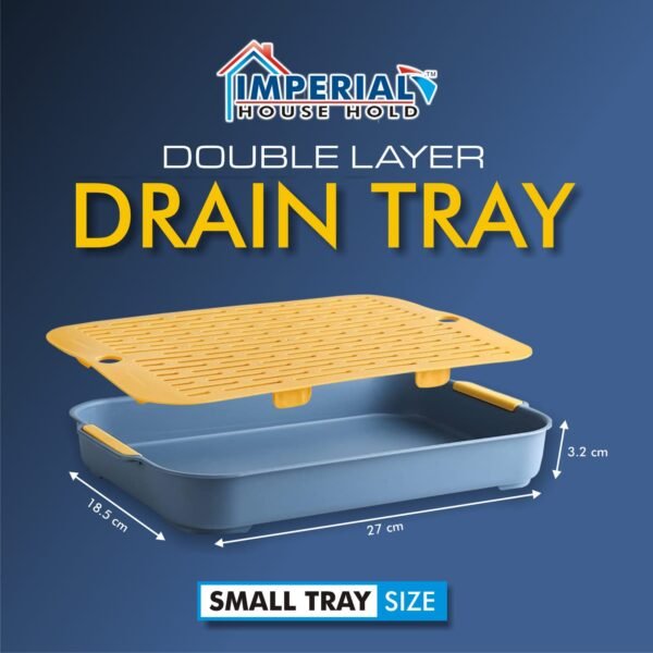 📢📢 NEW ARRIVAL 📢📢  IMPERIAL DRAIN TRAY (Double Layer)  Rs. 295/- Small - Image 3